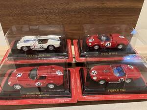 4台セット Ferrari 250TR 1958 250P 250GTO TR61 1/43 アシェット フェラーリ コレクション 未開封