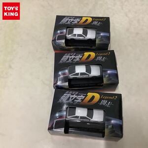 1円〜 京商 1/64 新劇場版 頭文字D Legend 2 闘走 トヨタ スプリンタートレノ AE86 藤原とうふ店（自家用） 3点