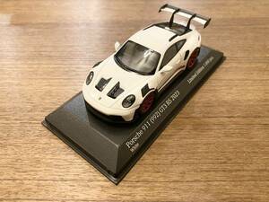 新品 オリジナルパッケージ付き 希少！1/43 ミニチャンプス 新型 ポルシェ 992 911 GT3RS ホワイト 限定品