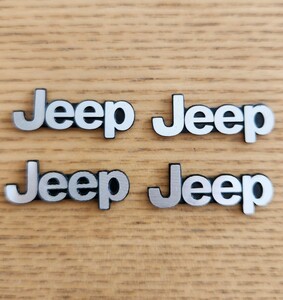 ★　Jeep　ミニエンブレム　4個セット　新品未使用　★