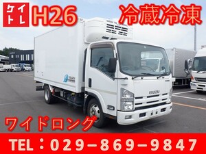 H26　エルフ　AT　オートマ　ワイドロング　冷凍バン　2.95ｔ　冷蔵冷凍車　東プレ　マイナス５度設定　TQG-NPR85AN　A-30