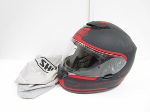 [即日発送] SHOEI ショウエイ QWEST BLOODFLOW フルフェイスヘルメット TC-1 ブラック/レッド マットカラー L(59cm) 2016年製 371