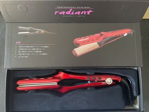 【全国送料無料・新品・未使用】radiant★ラディアント★Silk pro iron★シルク プロ アイロン★Red★28mm