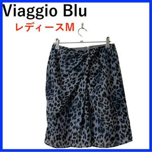 N3345★新品未使用★タグ付きViaggio Blu*ビアッジョブルー*ミニスカート*ブルー*サイズ２