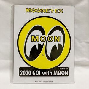 2020年2月号 カスタムCAR 特別付録 MOON EYES アイボール デカ マグネット ステッカー ムーンアイズ 雑貨 