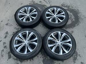 レクサスrx450　 20×8Jオフセット30 純正ホイール　スタットレスタイヤ　DUNLOP WINTER MAXX SJ8＋235/55R20　4本セット　 中古品