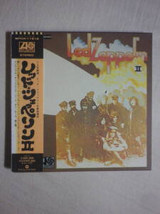 紙ジャケ仕様 『Led Zeppelin/Led Zeppelin Ⅱ(1969)』(2003年発売,WPCR-11612,国内盤帯付,歌詞対訳付,Whole Lotta Love,Heartbreaker)