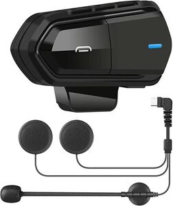 【大幅値下げ】バイク インカム ヘルメット スピーカー Bluetooth マイク 薄型 分離式 FMラジオ機能 HI-FI音質 Siri/S-voice