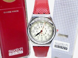 L30 送料無料 当時物 SWATCH IRONY スウォッチ アイロニー YLS103 クォーツ 動作品 腕時計