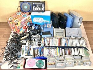 【え沖】ゲーム まとめ Wii スーファミ PS2 PS3 プレイステーション 本体 ゲーム機 ソフト コントローラー 大量セット ジャンク MD088MSS99