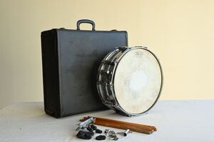 【骨董品】Ludwig スネアドラム 打楽器 ラディック 希少 コレクターズ ヴィンテージ ハードケース付