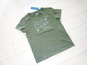 230602　新品　WHOLEEARTH　ホールアース　コットンTシャツ　カーキ　M　