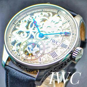 【IWC/シャウハウゼン】手巻 メンズ 腕時計 スケルトン ヴィンテージ ※ポルトギーゼ.ポートフィノ.マーク15.アクアタイマー好き 1 円安