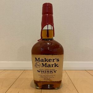 90年代 メーカーズマーク レッドトップ 旧ボトル 750ml 45% Maker’s Mark ケンタッキー ストレート バーボン ウイスキー 古酒 