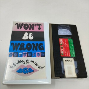 VHS バブルガム・ブラザーズ　won