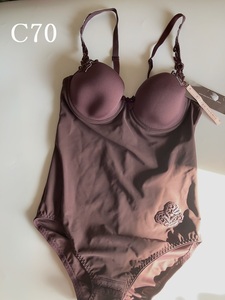 C70☆Simone Perele　Andora シモーヌ ペレール　高級海外ランジェリー　ボディースーツ　格安出品