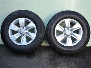 新車外し LAND CRUISER PRADO 150系後期ランクルプラド純正アルミ 265/65R17ミシュラン LATITUDE TOUR HP FJクルーザー HILUX SURF送料無料