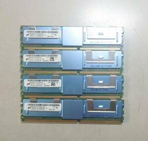 KN4518 【ジャンク品】 Micron 4GB 2R×4 PC2-6400F-555-12-E0 4枚セット