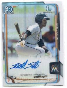 2015 Bowman Chrome Isael Soto Auto Refractor /499