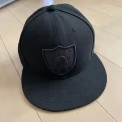 NEW ERAキャップ NFL RAIDERS 7 3/8 レイダース ブラック