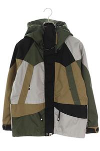 アベイシングエイプ A BATHING APE COLOR BLOCK CORDURA SNOWBOARD JACKET サイズ:S スノーボードジャケットブルゾン 中古 FK04