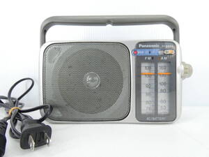 ★☆Panasonic ワイドFM対応 FM/AMポータブルラジオ RF-2400A 動作品 ACコード付き☆★