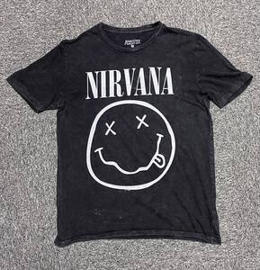 Vintage★ロックT★ニルヴァーナ★超レアな巨大スマイル★NIRVANA★American Mint Clothing Company★Tシャツ