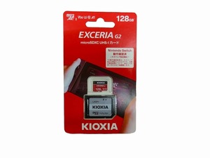 【未使用】 キオクシア KIOXIA microSDカード KMUB128GR