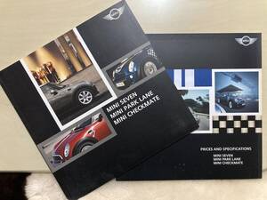 送料無料　BMW MINI SEVEN PARK LANE CHECKMATE セブン パークレーン チェックメイト 2005 カタログ プライス&仕様書 セット 迅速発送