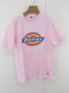 ◇ Dickies ディッキーズ 半袖 Tシャツ カットソー サイズM ピンク系 メンズ P