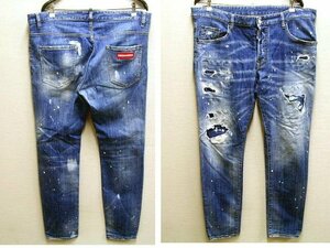 ◇即決[58]DSQUARED2 SKATER JEAN 19AW S74LB0603 スケーター ジーン スリム デニム パンツ■6402