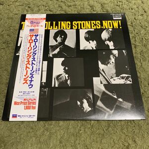 送料込み【帯、ライナー】LP ローリング・ストーンズ・ナウ　rolling stones now