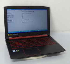 OS無し訳あり品 15.6インチ Acer Nitro 5 AN515-52-N76H/Corei7-8750H/メモリ8GB/HDD無/GTX1050Ti ノート PC パソコン R100113