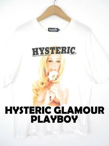 ヒステリックグラマー × プレイボーイ ★ コラボ ガール Tシャツ M ★ HYSTERIC GLAMOUR PLAYBOY オゾンコミュニティー フォトGIRL メンズ