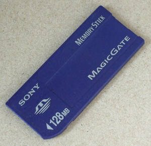 送料無料 SONY ソニー 純正 MEMORY STICK メモリースティック MAGICGATE 128MB MSH-128 日本製 MADE IN JAPAN 即決！