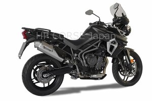 ※車検対応 TRIUMPH TIGER 800 スリップオンマフラー HP CORSE エイチピーコルセ