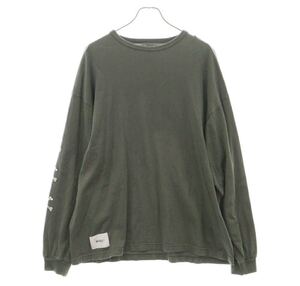 WTAPS(ダブルタップス) サイズ:3 22AW LXLXW LS Tee クロスボーン ロングスリーブカットソー 長袖Tシャツ 222ATDT-CSM12 カーキ