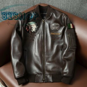 「81SHOP」 レザージャケット カウハイド 本革 革ジャン バイクレザー ライダース 牛革 メンズファッション 機関車 アメカジ ハーレー