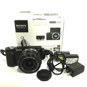 1円 SONY NEX-3N SELP1650 ミラーレス一眼カメラ レンズ C300959