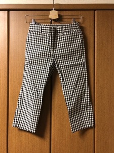 【 UNITED ARROWS 】 ユナイテッドアローズ　レディース クロップドパンツ 34　日本製