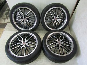 共豊 AME シュタイナー LMX 19インチｘ8J ET:+35 PCD:114.3 5H ケンダ KR32 245/40R19 22年 アルファード ヴェルファイア等