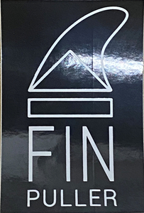 (タイムセール)フィンプラー(FIN PULLER)ステッカー　初心者 波情報 タイムセール 人気 おすすめ キャンプスノーピークノースフェイスパタ