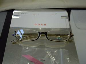 GOSHかなりかっこいいアンダーリム眼鏡フレームGO357-1