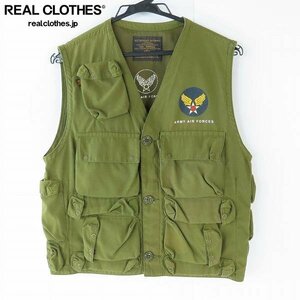 ☆ALPHA INDUSTRIES/アルファインダストリーズ VINTAGE VEST ベスト カーキ W33-038-AC 5415/S /LPL