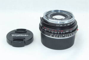 ★良品★Voigtlander フォクトレンダー COLOR SKOPAR カラースコパー 35mm f/2.5 P II VM レンズ内クリーニング/ピント調整/各部点検済♪