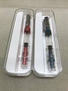 【3S11-253】送料無料 TWSBI ツイスビー 万年筆 580AL 赤/青 2色セット 筆記未確認