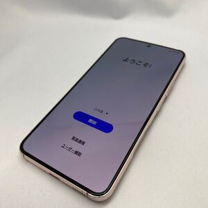 218 Galaxy S22 5G 256GB SC-51C ピンクゴールド 中古スマホ 訳あり ジャンク SIMフリー au d