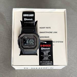 極美品 国内正規品 タグ付き CASIO G-SHOCK G-SQUAD DW-H5600MB-1JR メンズ ブラック 心拍計 Bluetooth搭載