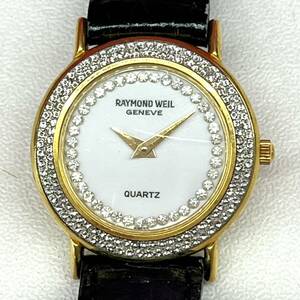 Z230-O44-1020◎ RAYMOND WEIL レイモンドウィル レディース腕時計 QUARTZ クォーツ GENEVE 18K GOLD