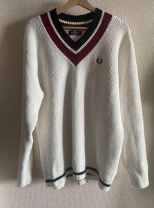 FRED PERRY チルデンニット チルデンセーター サイズL コットン 送料込